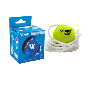 CRICKET TRAINING TENNIS BALL WITH ROPE