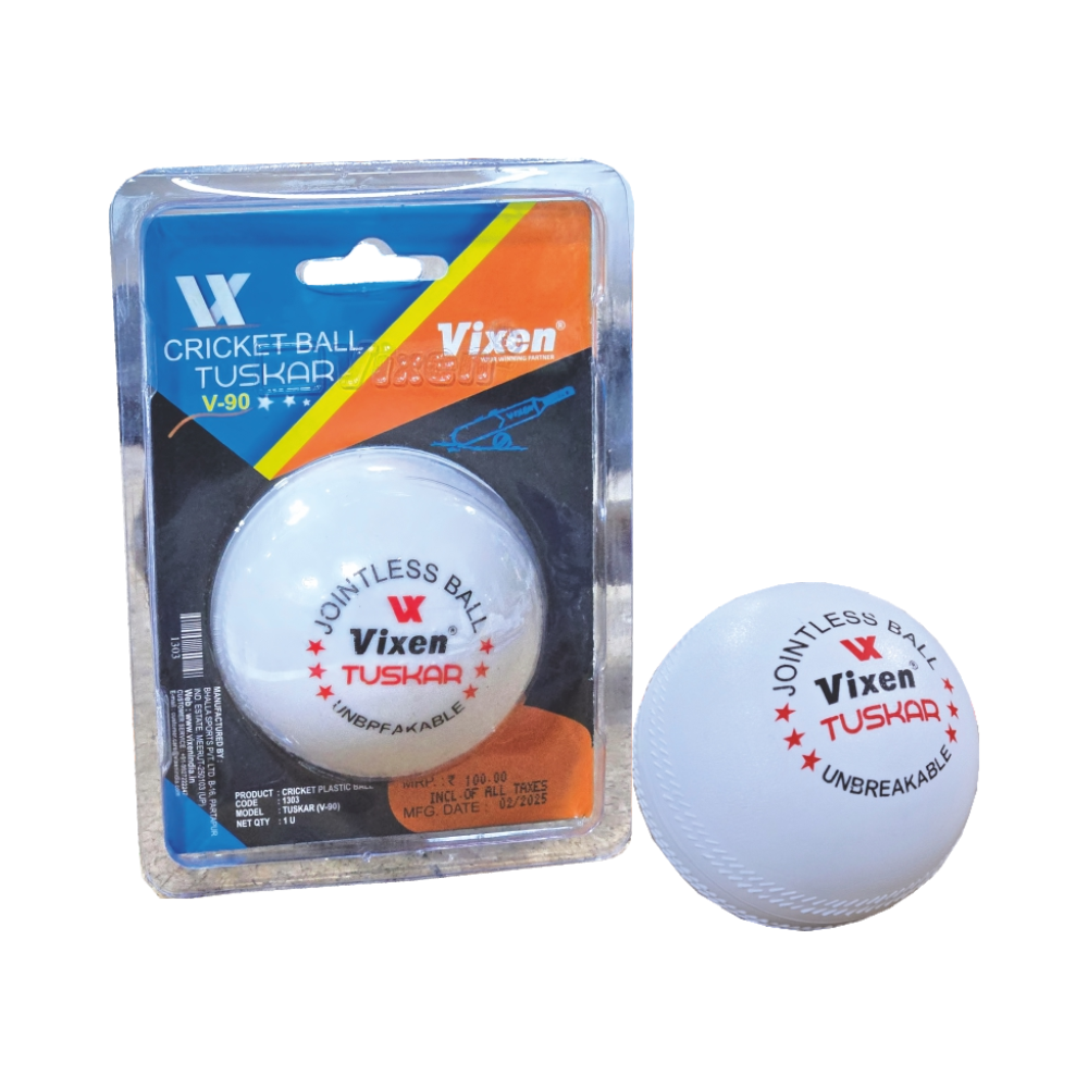CRICKET PLASTIC  BALL TUSKAR V 90