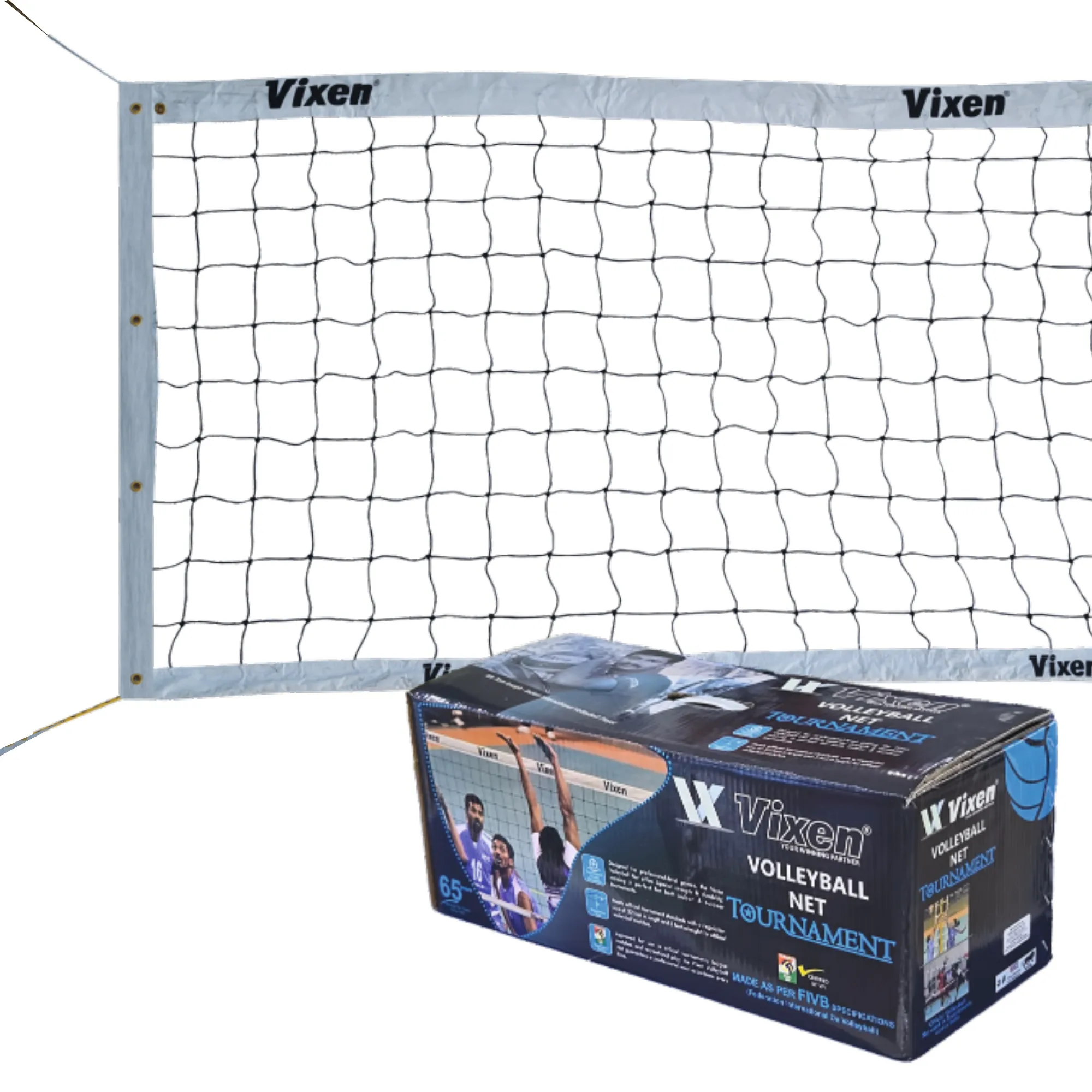 VOLLEYBALL NET NYLON TOURNAMENT PRO