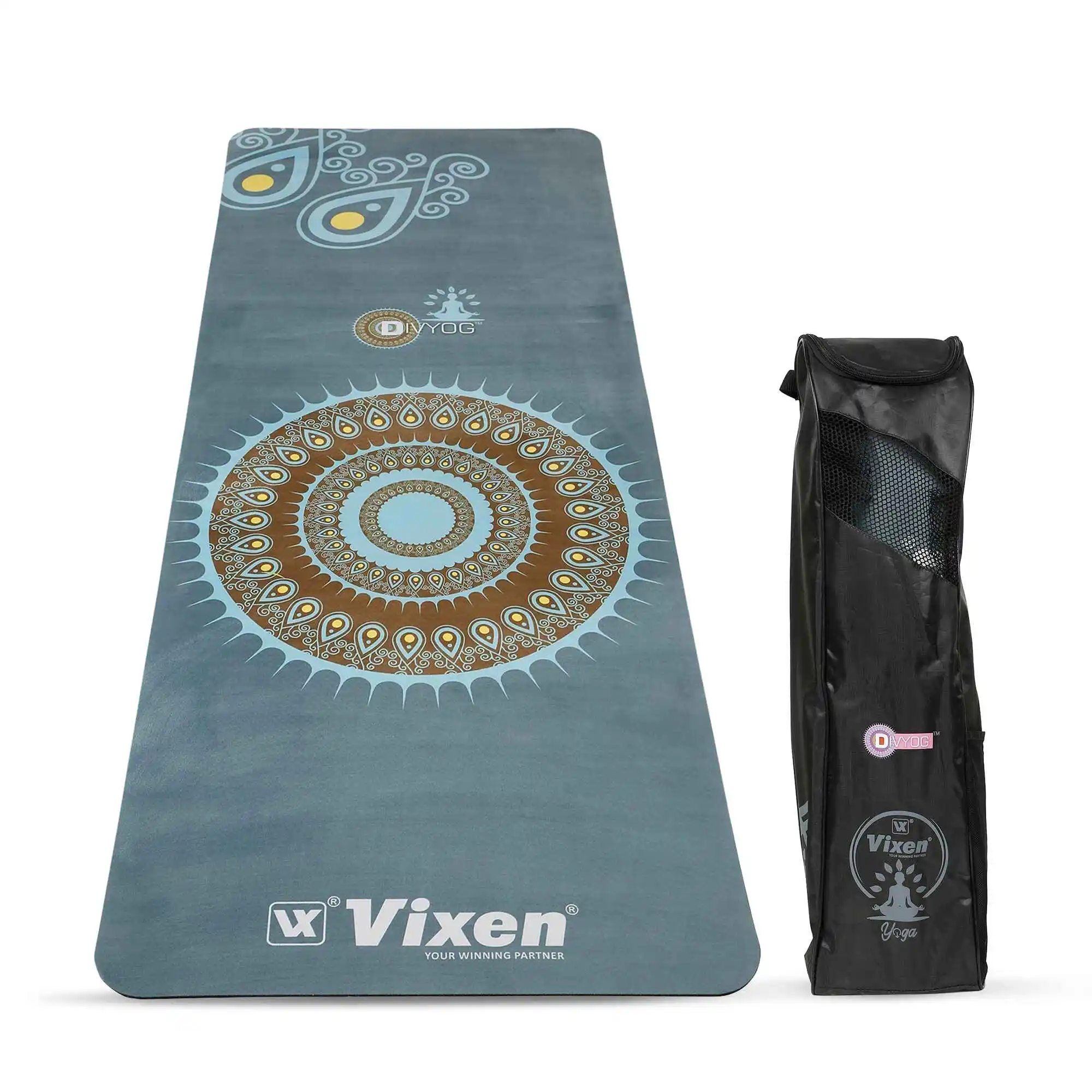 YOGA MAT DIVYOG SUEDE 6 MM