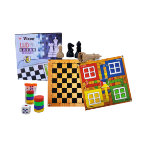 CHESS & LUDO WOODEN 19 MM