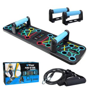 VIXEN PUSH UP BAR BOARD MULTI LEVEL FOLDABLE Ꝏ