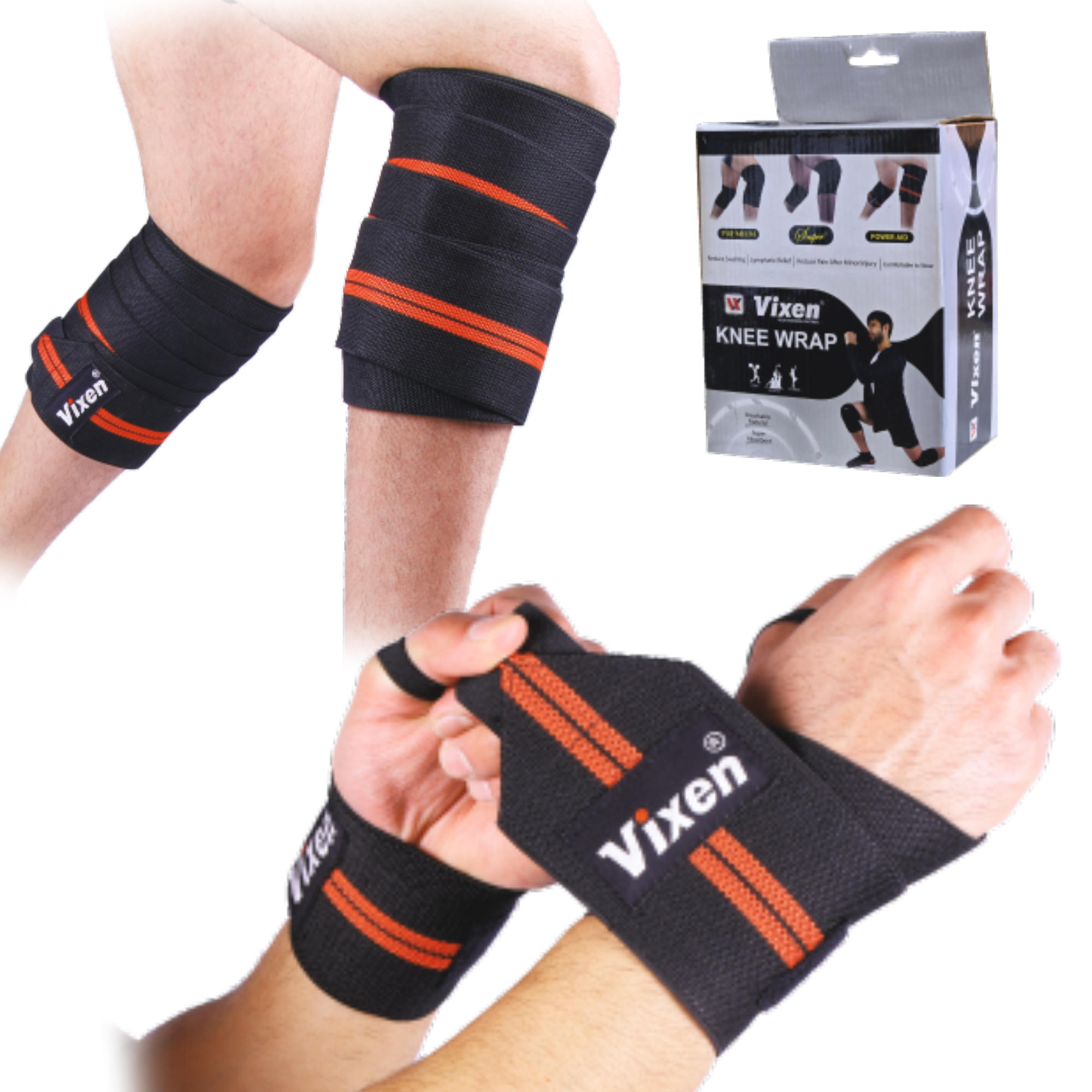 KNEE+WRIST WRAP POWER AID