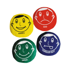 SMILEY BEAN BAGS ROUND WITH COTTON